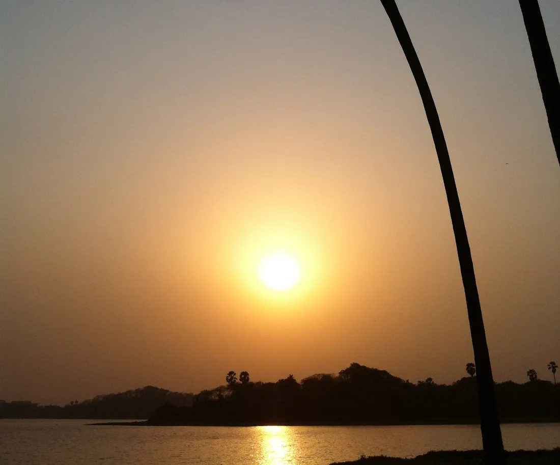 Powai Lake at sunset